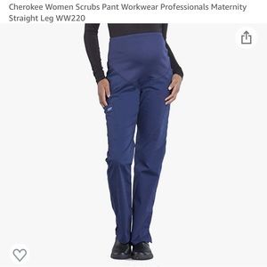 Cherokee Maternity Scrub Pant, Straight Leg WW220